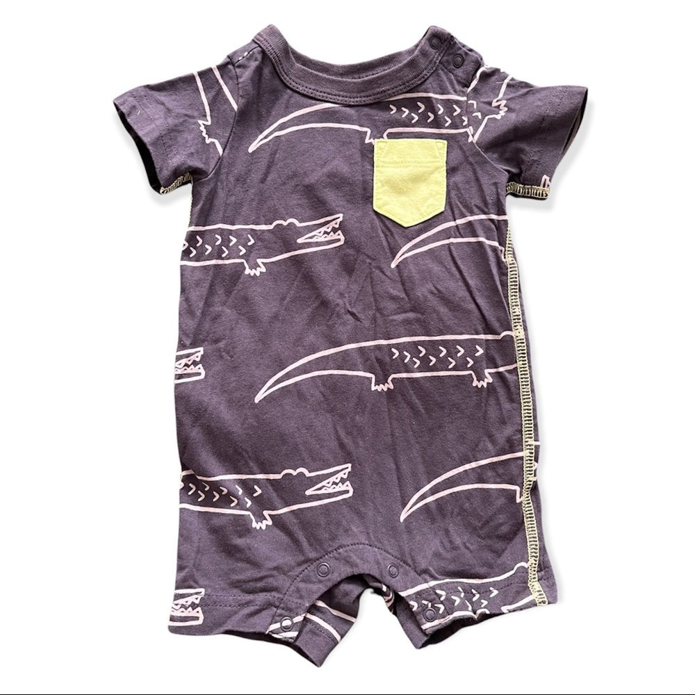 Tea Crocodile Romper